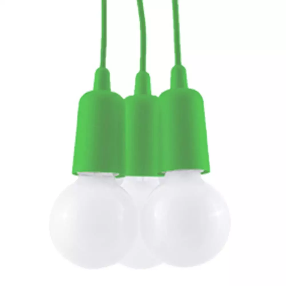 Lampa wisząca DIEGO 3 zielony
