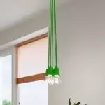 Lampa wisząca DIEGO 3 zielony