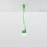 Lampa wisząca DIEGO 3 zielony