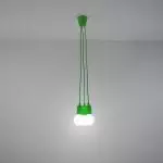 Lampa wisząca DIEGO 3 zielony