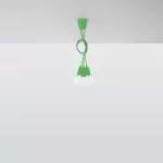 Lampa wisząca DIEGO 3 zielony