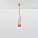 Lampa wisząca DIEGO 3 pomarańczowy