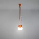 Lampa wisząca DIEGO 3 pomarańczowy
