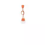 Lampa wisząca DIEGO 3 pomarańczowy