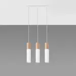 Lampa wisząca PABLO 3L biała
