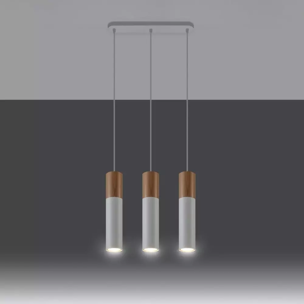 Lampa wisząca PABLO 3L biała