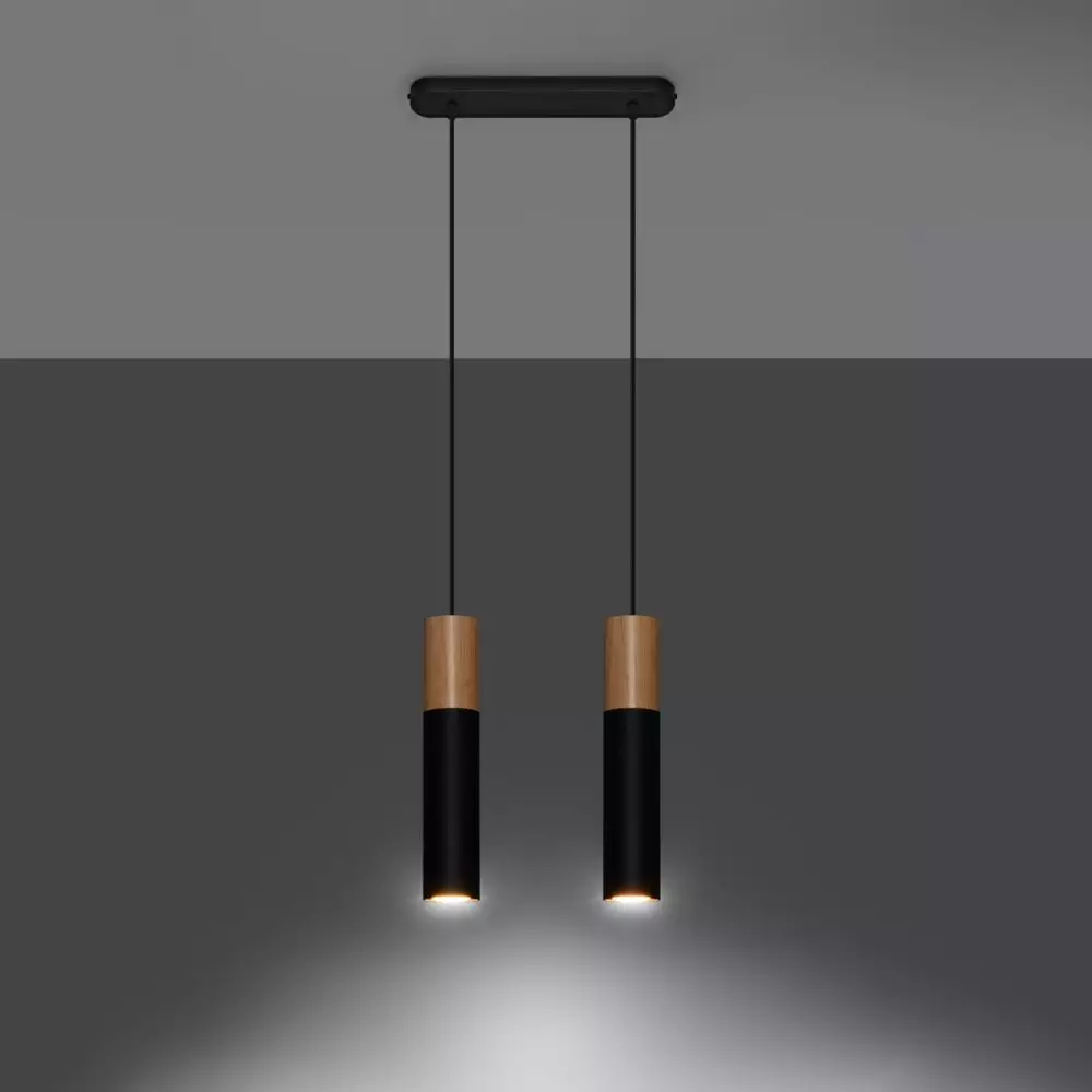 Lampa wisząca PABLO 2 czarna