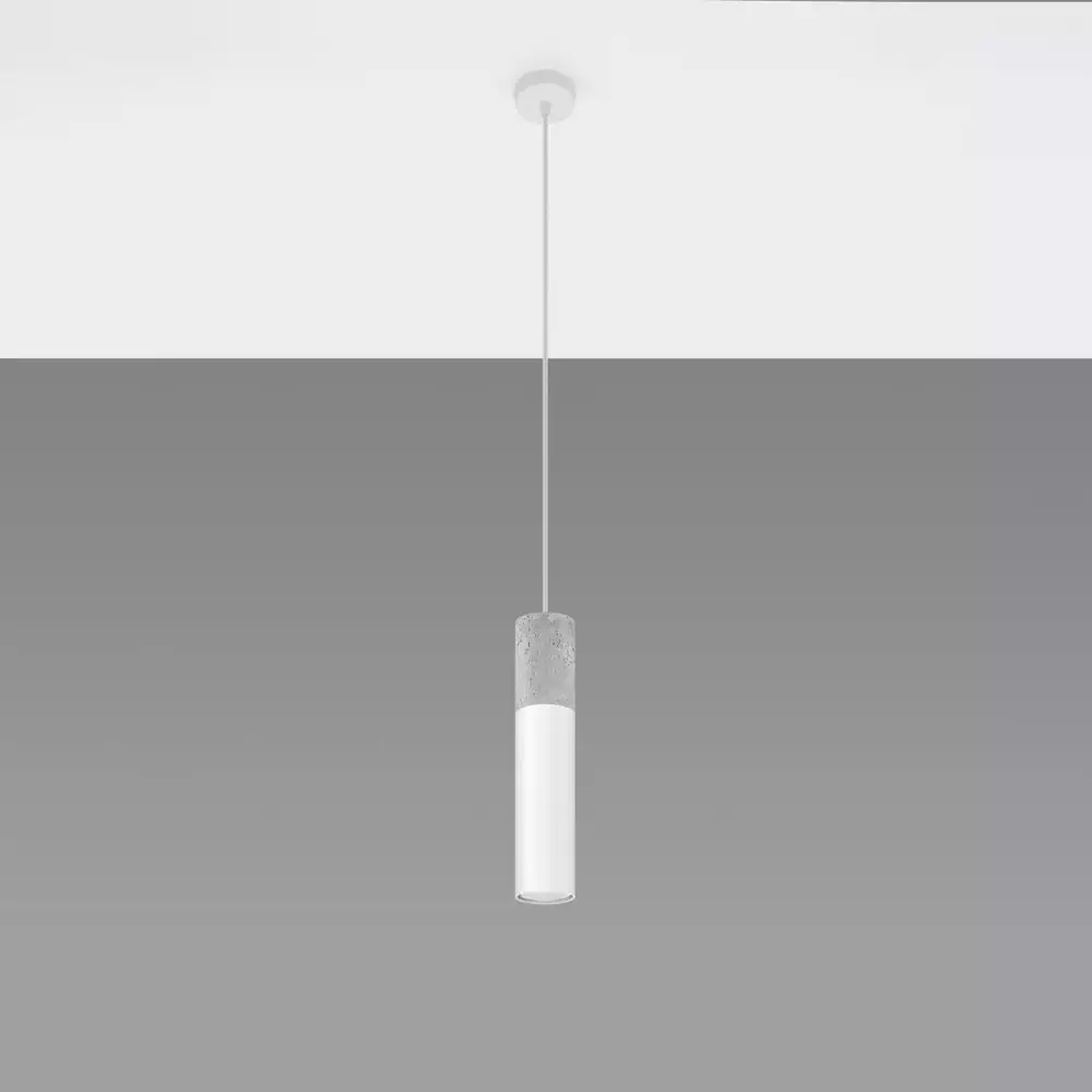 Lampa wisząca BORGIO 1 biały