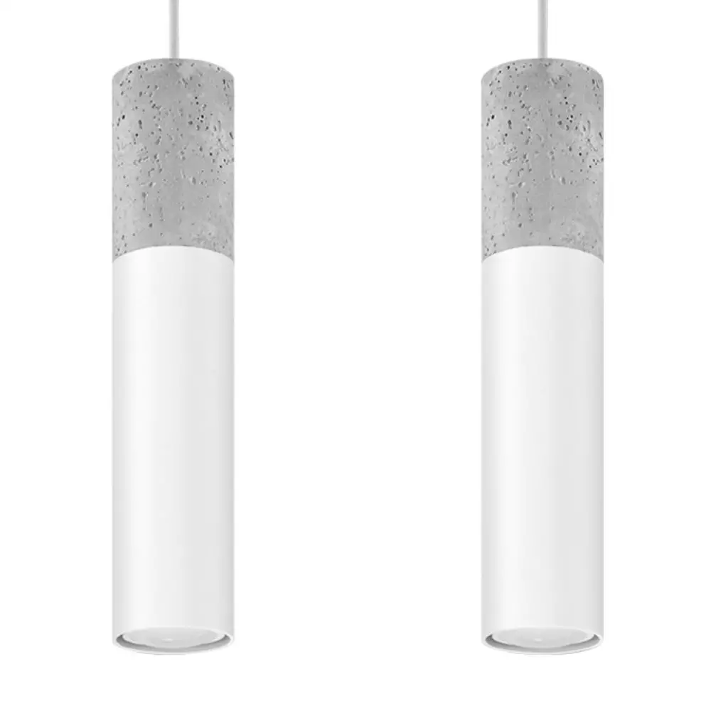 Lampa wisząca BORGIO 2 biały