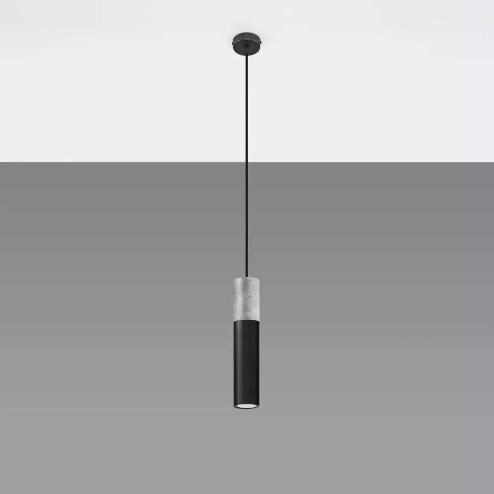 Lampa wisząca BORGIO 1 czarny