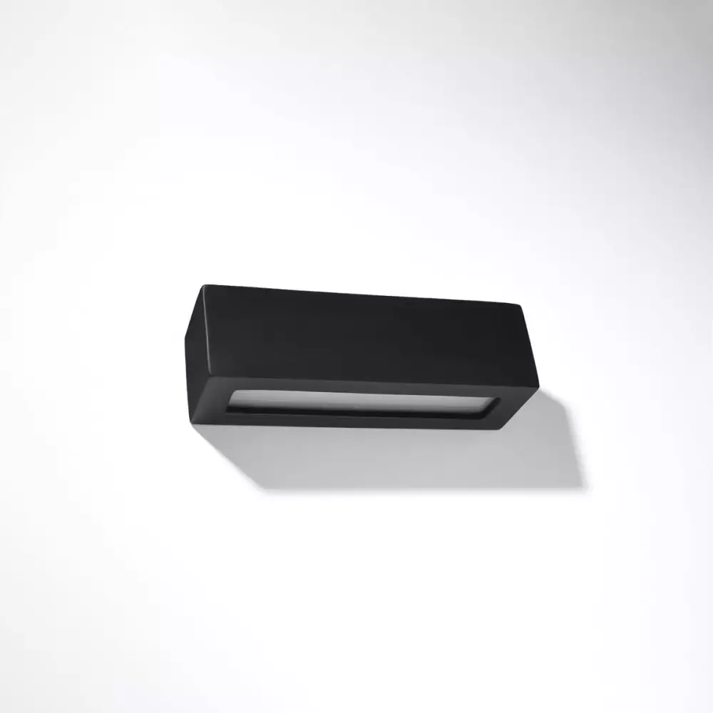 Kinkiet ceramiczny VEGA czarny