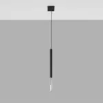 Lampa wisząca MOZAICA 1 czarny/chrom