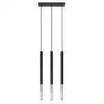 Lampa wisząca MOZAICA 3L czarny/chrom