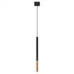 Lampa wisząca MOZAICA 1 czarny/miedź