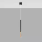 Lampa wisząca MOZAICA 1 czarny/miedź