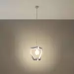Lampa wisząca TRES biała