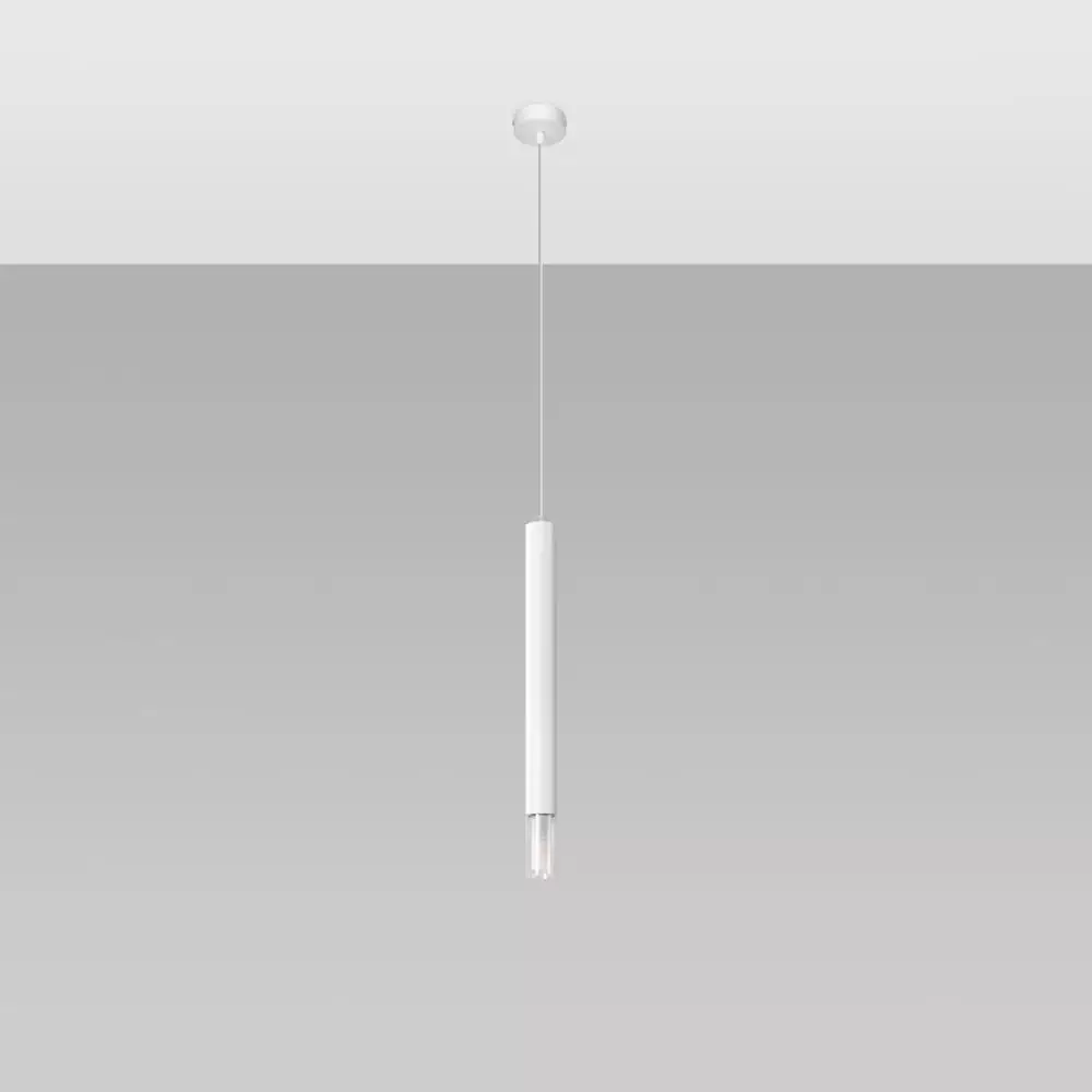 Lampa wisząca WEZYR 1 biała