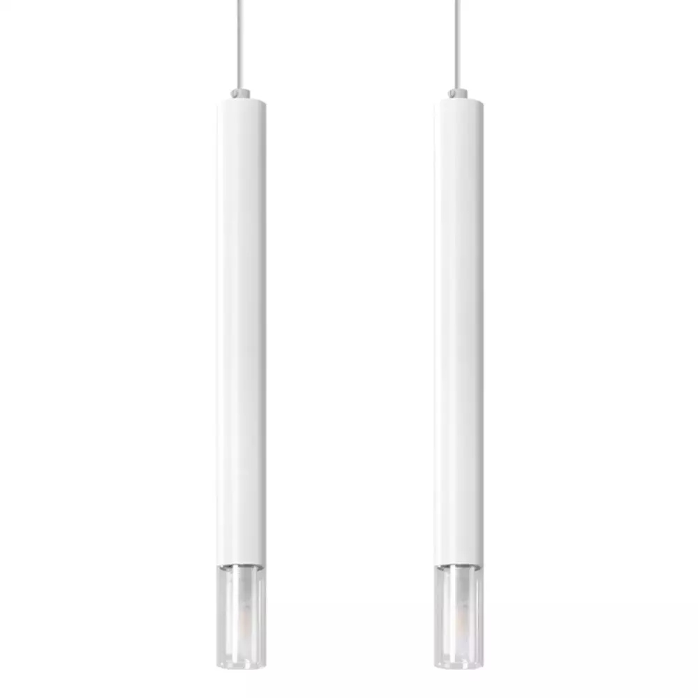 Lampa wisząca WEZYR 2 biała