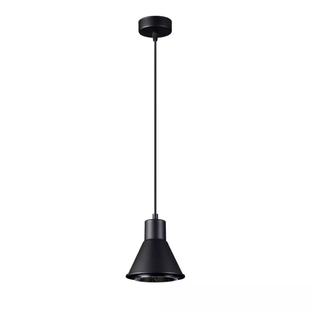 Lampa wisząca TAZILA 1 czarna [ES111]