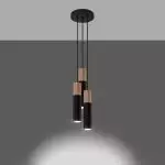 Lampa wisząca PABLO 3P czarna