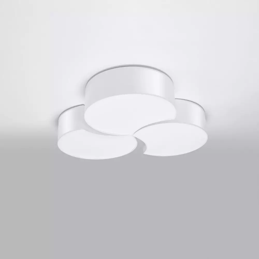 Plafon CIRCLE 3B biały
