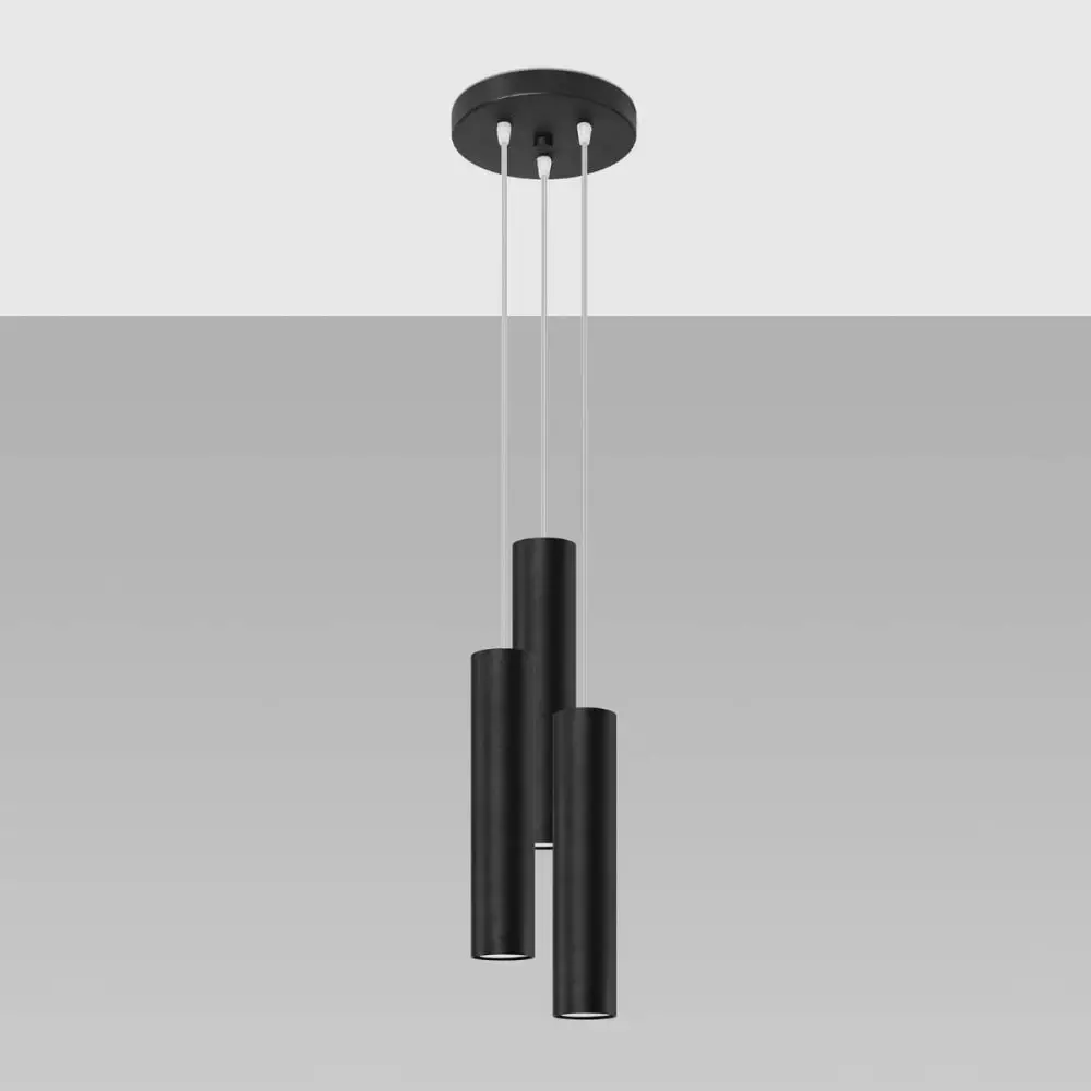 Lampa wisząca LAGOS 3P czarny