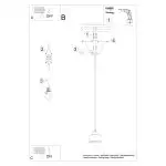 Lampa wisząca SAVAR 1 czarna
