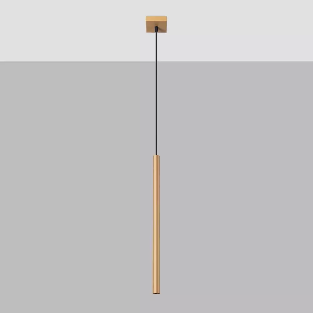 Lampa wisząca PASTELO 1 złota