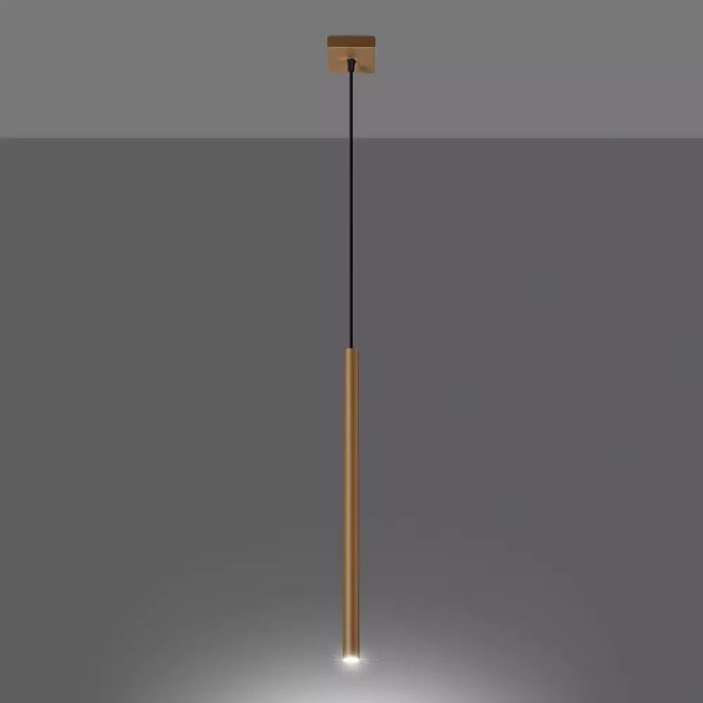 Lampa wisząca PASTELO 1 złota