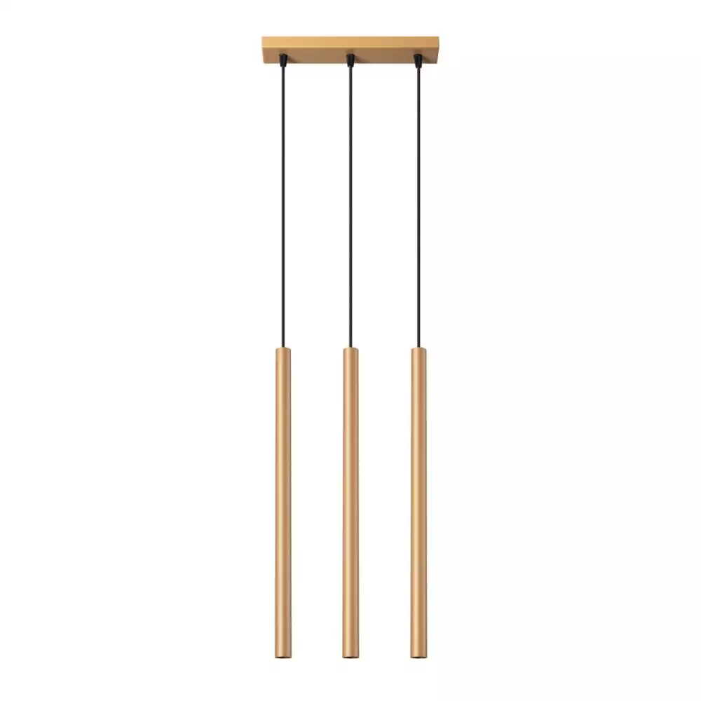 Lampa wisząca PASTELO 3L złota