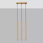 Lampa wisząca PASTELO 3L złota