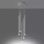 Lampa wisząca PASTELO 5P biała