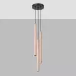 Lampa wisząca PASTELO 3P drewno