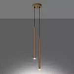 Lampa wisząca PASTELO 2 złota