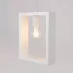 Lampa wisząca ARIES biała