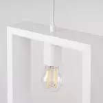 Lampa wisząca ARIES biała