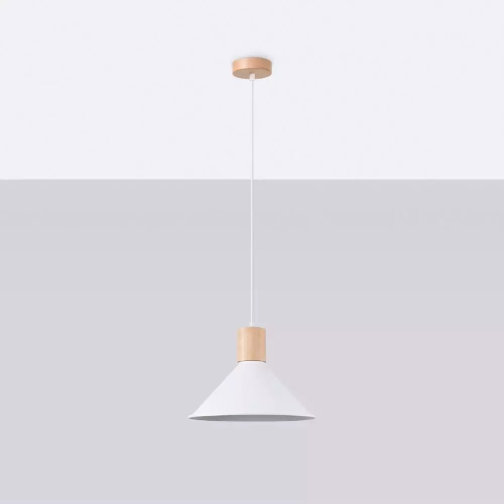 Lampa wisząca JAGA biała