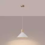 Lampa wisząca JAGA biała