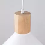 Lampa wisząca JAGA biała