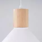 Lampa wisząca JAGA biała