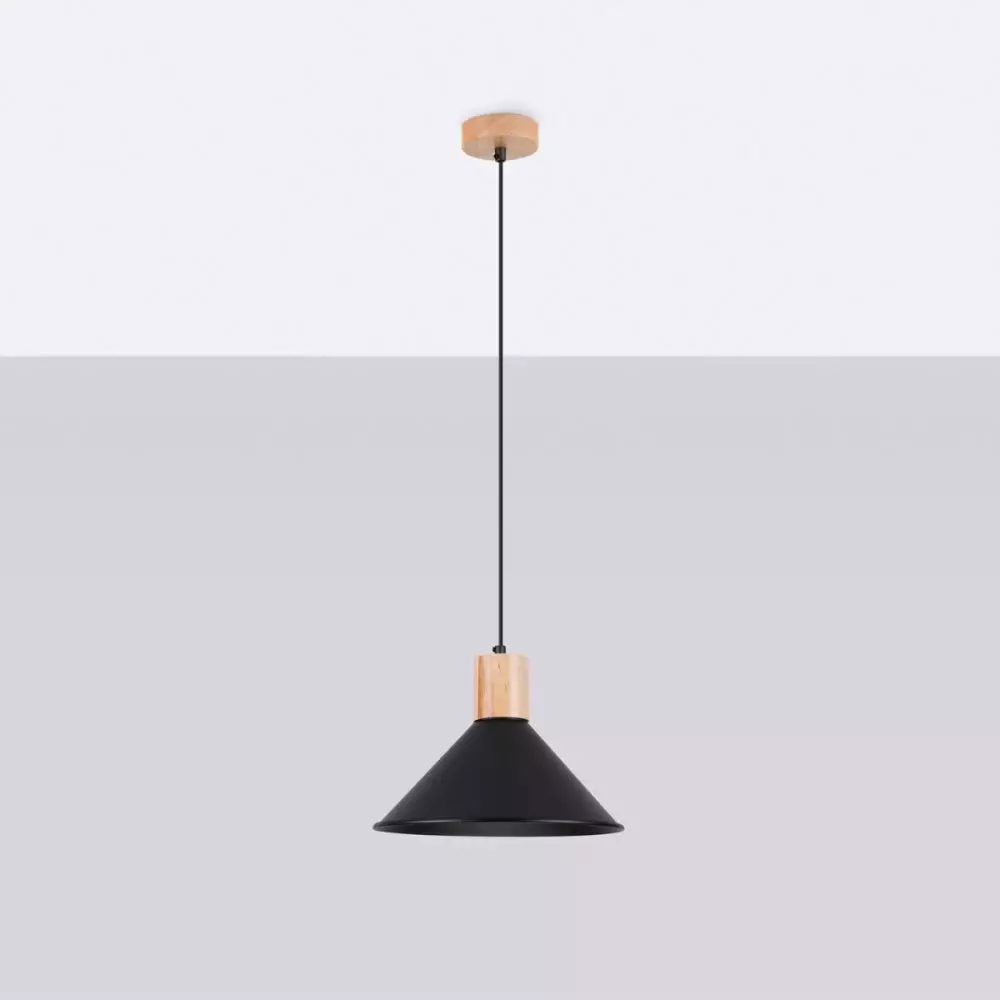 Lampa wisząca JAGA czarna