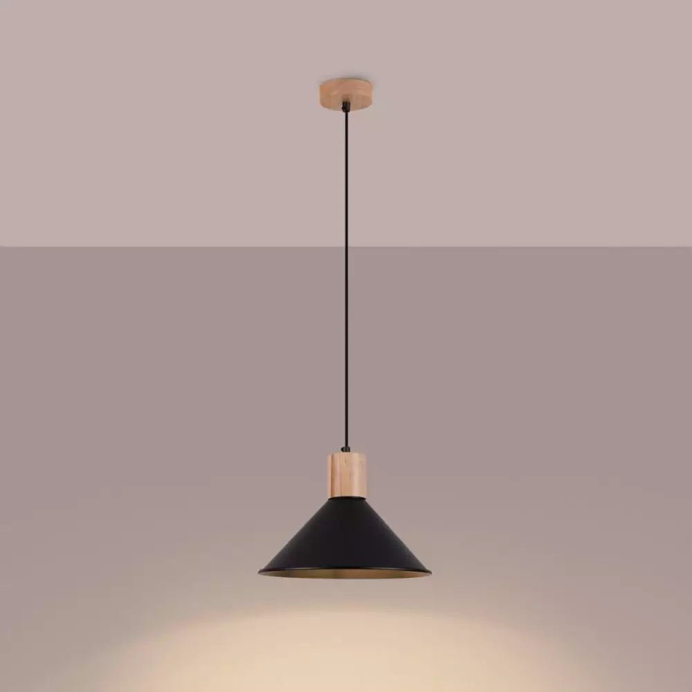 Lampa wisząca JAGA czarna