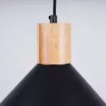Lampa wisząca JAGA czarna