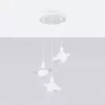 Lampa wisząca HYPERION 3P biały