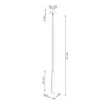Lampa wisząca PRYSM 1 czarna