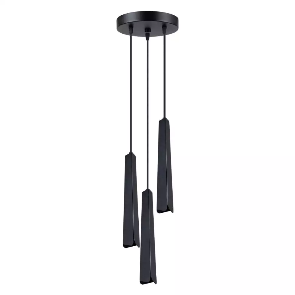 Lampa wisząca PRYSM 3P czarna