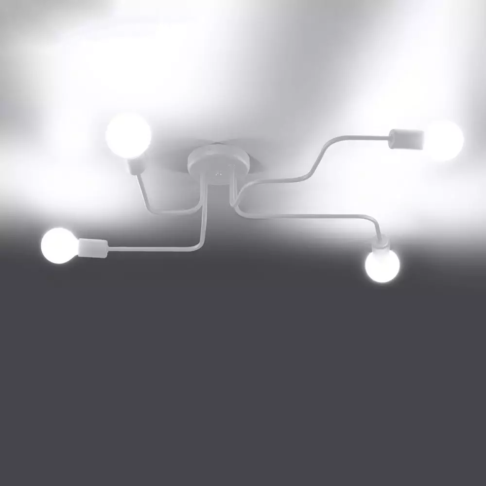 Żyrandol VECTOR 4 biały