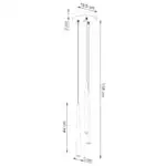 Lampa wisząca BLISS 3P czarna