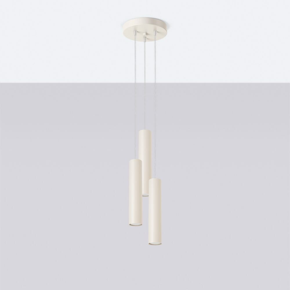 Lampa wisząca LAGOS 3P beżowa