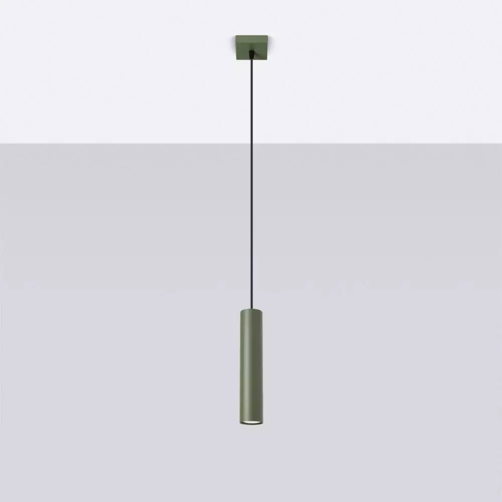 Lampa wisząca LAGOS 1 zielona oliwka